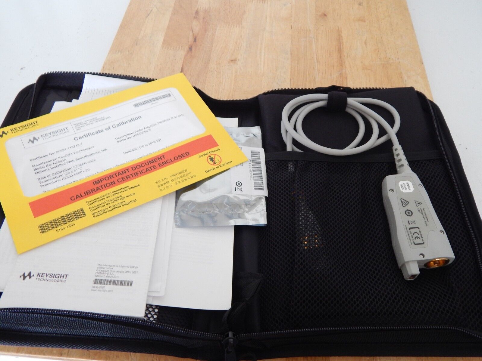 N2803A 30 GHz InfiniiMax III Series Probe Amplifier w/exp. mfr. cal. 9 in stock N2803A 30 GHz InfiniiMax III Series Probe Amplifier w/exp. mfr. cal. 9 in stock